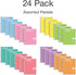 Oxford Spiral Notebook Wide Ruled, 24 Pack 1 Subject Notebooks, 8 x 10-1/2 Inch, 70 Sheets in 8 Pastel Colors