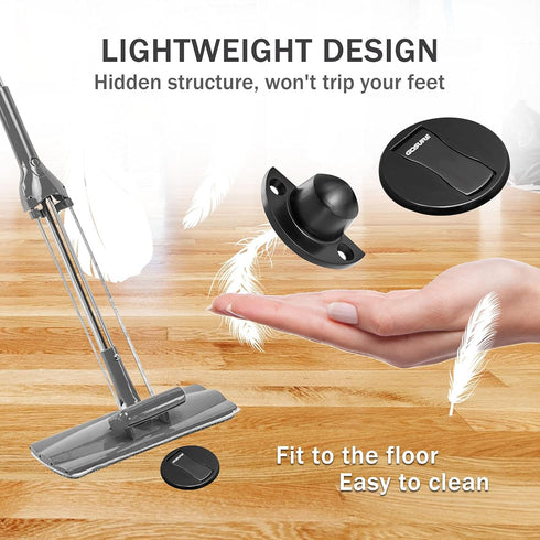GOSURE 3M 1pcs) Floor Mount Magnet Door Stopper - Invisible Magnetic Door Stop, Magnets Door Stops Wall Prop Hold Open