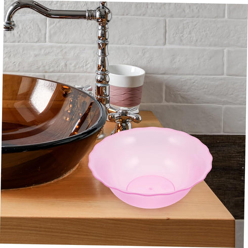 FOMIYES Face Washing Basin Frosted Plastic Beauty Salon Bowl for Face Cleansing Portable Small Wash Basin for Personal