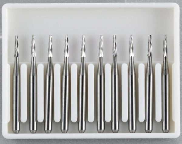 Windshield Repair Drill Bit Set – 10 Pack with Collet for Rock Chip & Crack Repair, Carbide Tungsten Included