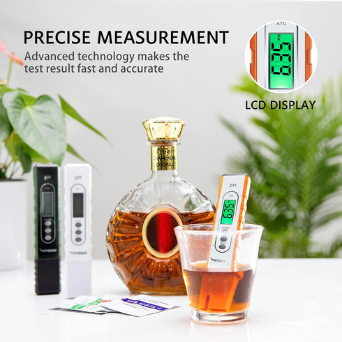 0.01 0-14 VIVOSUN PH Meter Digital PH Tester Pen High Accuracy Water Quality Tester with PH Measurement Range
