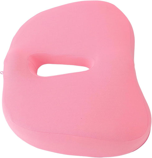 evhooe Memory Foam Seat Cushion Breathable Hollow Core Orthopedic Sitting Pillow Pad for Office Car Home (Roseate)
