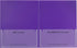 C-Line Classroom Connector School-to-Home Folders, Purple, 25 per Box (32009)