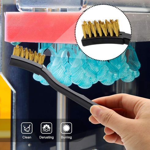 3D Printer Nozzle Cleaning Kit, 13 Pieces 3D Print Nozzle Cleaner Tools with Copper Wire Brush