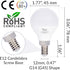 E12 G14 5 40W Bulb (6 Pack) A15 Non-Dimmable, 5000K Simba Lighting LED Candelabra Base Small Globe Watt Replacement