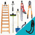 Eagles Garage Hooks, Heavy Duty Tool Hangers for Garage Wall, Utility Wall Mount with Anti-Slip Coating for Organizing