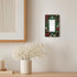 Generic Roses Single Rocker Light Switch Cover, Rustic Vintage Stools Wine Bottles N/a Green Plastic Standard Size