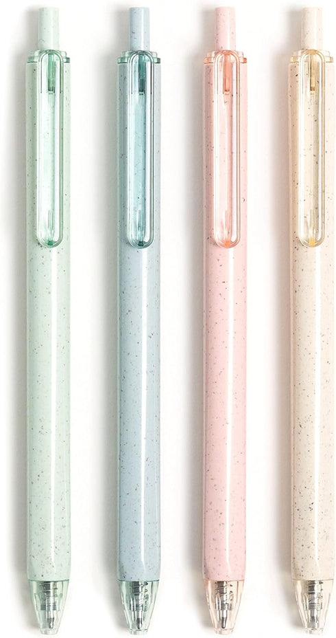U Brands U-Eco Gel Ink Pens, Pastel Speckle, 4 Count (4375T06-48)