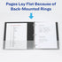 Dual Effect Heavy-Duty 3 Ring Binder, Avery, 1 Inch Slant Rings, Black Binder (03218)