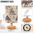 Bedside Lamp West Cactus Cowboy Table Lamp for Bedroom LED Nightstand Lamp Shade USB Ports Wood Base for Living Room