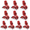 10 Groups 1M Alligator Clips, Insulated Test Leads with Double-Ended Jumper Wires for Electrical Testing