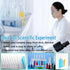 200 PCS Clear Plastic Test Tubes with Caps, 12x100mm, 8ml for Scientific Experiments, Party Supplies