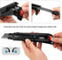 HAUTMEC 25mm Extra Heavy Duty Utility Knife with Double Lock Mechanism, Auto-Lock, and SK2 Sharp Black Blade