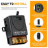12v DC12V/24V/48V/72V 30A 328ft Remote Control Switch, Relay RF Control Switch with Long Range for Anti-Theft Alarms