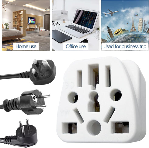 2 Pack US Travel Plug Adapter, UK to US Plug Adapter, Universal to American Outlet Plug Adapter for Travel