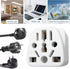 2 Pack US Travel Plug Adapter, UK to US Plug Adapter, Universal to American Outlet Plug Adapter for Travel