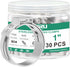 30PCS 1 Pex Crimp Ring, 304 Stainless Steel Single Ear Hose Clamps for Pex Fittings Pipe Tubing