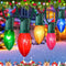 25Ft Multicolor Christmas Lights,C9 Christmas Lights Outdoor with 26 Clear Glass Colorful