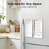 Set Magnetic Monitor Memo Board, Dry Erase Whiteboard Weekly Planner and Daily to Do List Note Board for Monitor