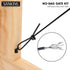 SANKINS Anti-Sag Gate Kits for Wooden Fence, Black Support Cable Kit for Outdoor Repair