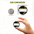 Thank You for Supporting My Small Business – Black Marble Stickers with Gold Foil – 1.5" Round, 400 Waterproof