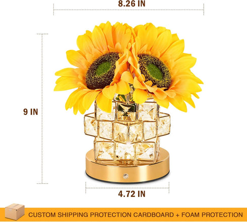Sunflower Lamp Gifts for Women Unique Flower Light for Mom, Wife, Daughter, Teacher, Friends Mothers Day, Valentines