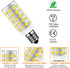 4W T3/T4 E11 Bulb 40W Non-dimmable, 360 AC110-130V 6000K, 2PACK) LED Mini Chandelier JD Mini Canister Equivalent