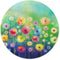 Spring Flower Seasonal Nature Mouse Pad, Non-Slip Rubber Round Mousepad for Home, School, Office Use