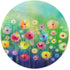 Spring Flower Seasonal Nature Mouse Pad, Non-Slip Rubber Round Mousepad for Home, School, Office Use