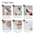 Self Adhesive Mini Caster Wheels, 360° Rotation Universal Wheel, Sticky Pulley for Trash Can and Small Furniture