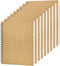 DSTELIN Blank Spiral Notebook, 9-Pack, Soft Cover, 100 Pages, 7.5 inch x 5.1 inch