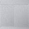 LUXPaper Square Invitation Envelopes | Peel & Press | 8 1/2" x 8 1/2" | 50 Qty Silver Metallic 80lb. Text