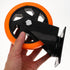 5-inch Swivel Cart Replacement Wheels, Sturdy Flat-Base Casters for Furniture and Industrial Cabinets, Smooth Rolling