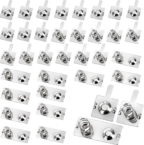 Psyqtsuary 12 Pairs Battery Contacts AA Battery Springs Battery Negative to Positive Conversion