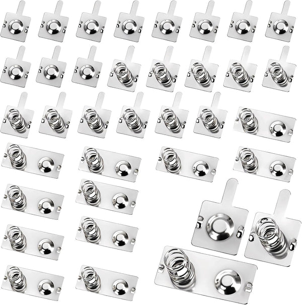 Psyqtsuary 12 Pairs Battery Contacts AA Battery Springs Battery Negative to Positive Conversion