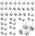Psyqtsuary 12 Pairs Battery Contacts AA Battery Springs Battery Negative to Positive Conversion