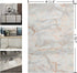 Blue Gold Marble Contact Paper for Countertops, Waterproof Removable Wallpaper Peel and Stick Granite Contact Paper