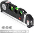 Laser Level Tool, Multipurpose Laser Level Kit with Standard Cross Line Laser and Metric Rulers by QPEUIM