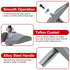 1/2 Inch 3-1/8 Inch Professional Bevel Raised Panel Router Bits Shank for Making Cabinet Door and Cove-Cut, Diameter