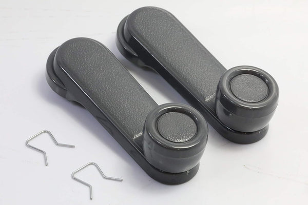 Performance PFM-353353 Gray Window Crank Handles | Pair for Various Nissan Trucks and SUVs
