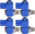 Pneumatic Tool Adapter, 4Pcs 360 Degree Air Hose Connector, 1/4in NPT Swiveling Air Fitting