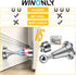 WINONLY Magnetic Door Stopper, Stainless Steel with 3M Double-Sided Adhesive Tape, No Drilling, 1 Pack to Hold Your