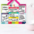 Whiteboard Dry Erase Weekly Meal Planner | Dinner Menu Board by The Meal Minder | Daily Calendar Organizer 8 in x 10 in