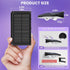 8 Pack 8 IP65 Solar Fence Lights Outdoor - Modes (RGB Cycle/Fixed), Fence Lights Solar Powered for Outside, Waterproof
