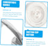 2pcs Lurrose Bathroom Fixtures Grab Bars for Shower Knobs Suction Grip Bars Door Handles for Seniors Elderly