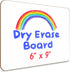 Scribbledo Small White Board, 6x9 Inch Dry Erase Mini Whiteboard for Students, Office Kitchen Handheld
