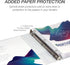 Samsill Durable 1 Inch Binder, D Ring Customizable Clear View Cover, White, 12 Pack, Each Holds 225 Pages