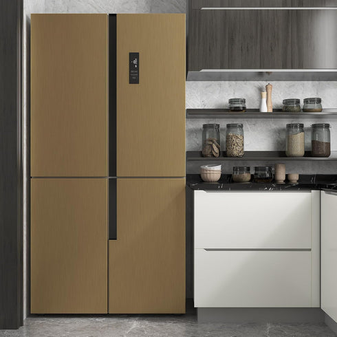 Stainless Steel Contact Paper for Countertop, Waterproof Heat Resistant Peel and Stick Wallpaper, 17.7 x100