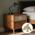 Abaodam Brass Bird Drawer Handle Left, Decorative Cabinet Knob for Wardrobe, Dresser, Bedside Table, Retro Asian