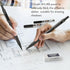 Nicpro 2.0 Mechanical Pencil Set, Black Metal, 3 PCS with Case, Drafting Lead Holder, Graphite Lead Refill & Colors